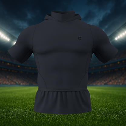 Adult Compression Pro Short Sleeve Hooded Shirt