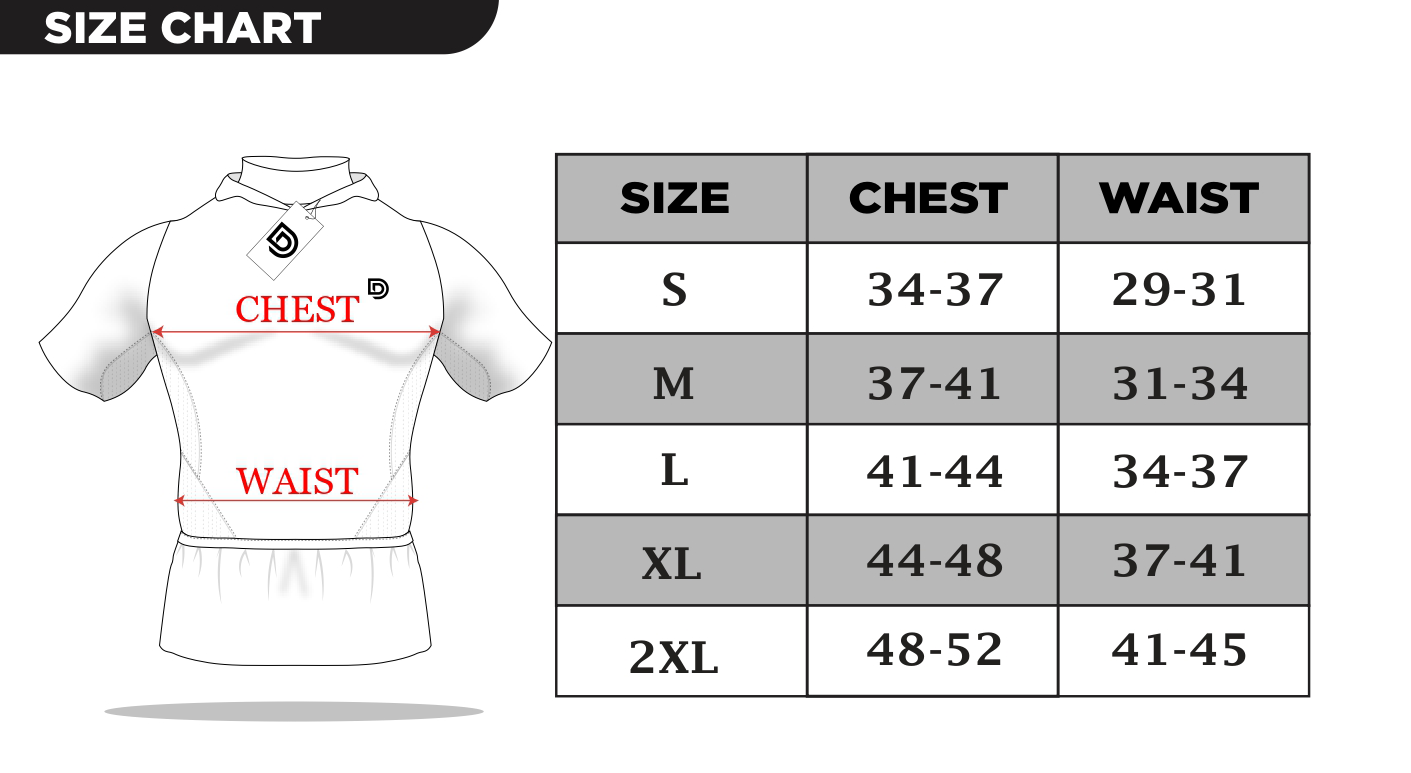 draft day compression size chart